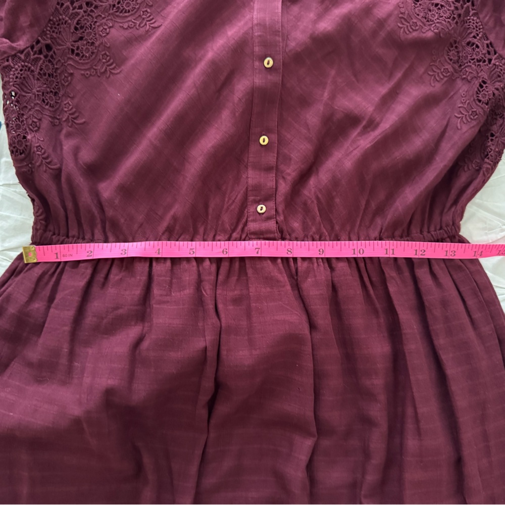 Ulla Johnson Martha Dress in Bordeaux, size 8 - Picture 9 of 15